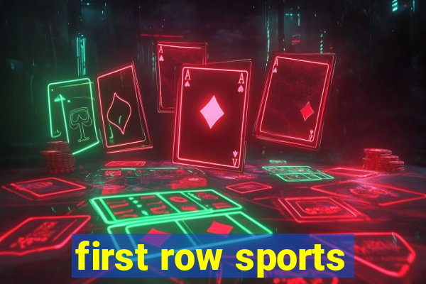 first row sports